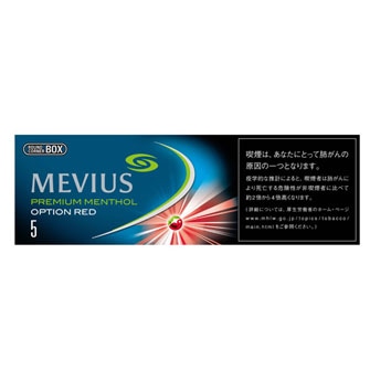 mevius premium menthol option red 5 ks box 5mg
