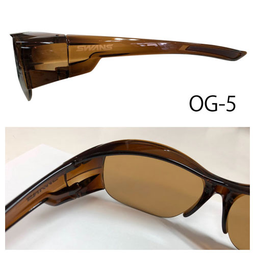 オーバーグラス ハーフリム 偏光レンズモデル OG5-0051 SCLA