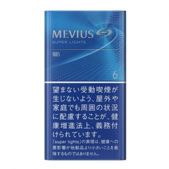 MEVIUS SUPER LIGHTS 100s' BOX 6mg