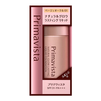 Primavista Natural Glow Lasting Liquid Foundation ＃BO-01