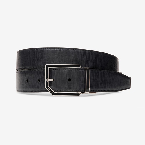 Charlton Leather Adjustable & Reversible 35mm Belt In Black & Brown 6218718