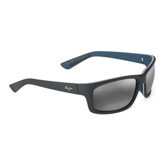 Kanaio Coast - Matte Soft Black with White and Blue - Neutral Grey 766-02MD