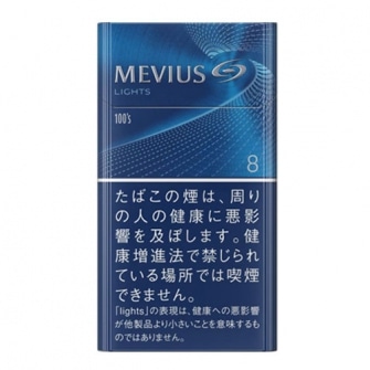 MEVIUS LIGHTS 100's BOX 8mg