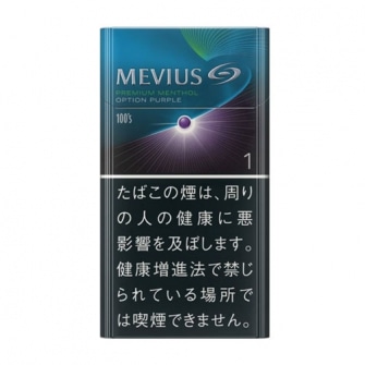 MEVIUS プレミアム メンソール OPTION パープル ワン 100's BOX 1mg